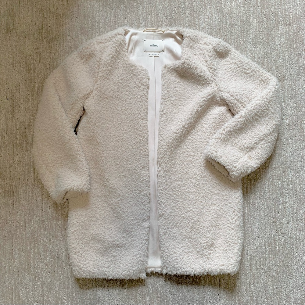 Wilfred faux fur coat